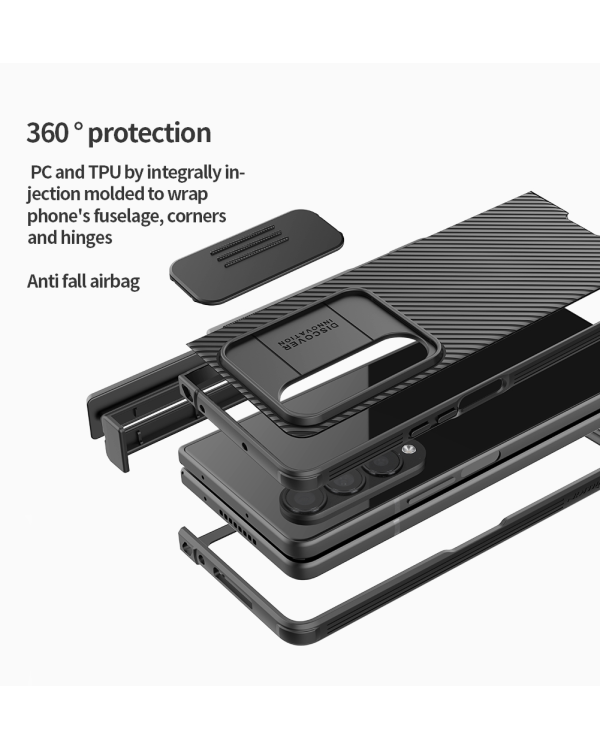 Дополнительное изображение книги «Nillkin CamShield PRO Slot+Stand Hard Case for Samsung Galaxy Z Fold 4 5G Black»