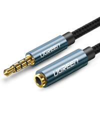 Ugreen adapter cable extension AUX mini jack 3.5 mm 1.5m blue (AV118)