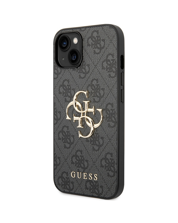 Guess GUHCP15S4GMGGR iPhone 15 6.1" grey hardcase 4G Big Metal Logo