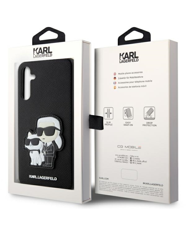 Дополнительное изображение книги «Karl Lagerfeld KLHCA54SANKCPK A54 5G A546 hardcase czarny|black Saffiano Karl & Choupette»