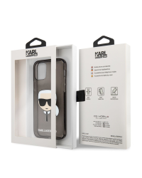 KLHCP13SKHTUGLB Karl Lagerfeld TPU Full Glitter Karl Head Case for iPhone 13 mini Black