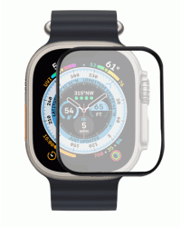 Fusion Nano 9H защитное стекло для экрана часов Apple Watch Ultra 49mm черное