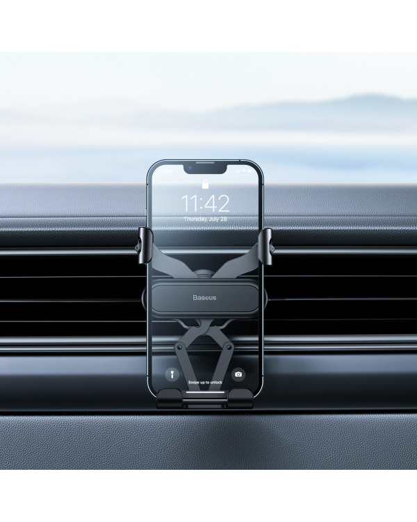 Baseus gravitational Car Phone Holder Lite to Ventilation Grid (black)