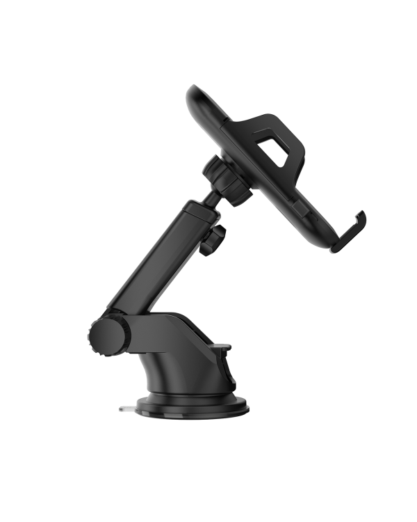 JML CH-110 Держатель с вращением на 360° для решетки / автомобильного стекла / панели черный