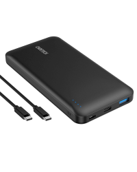 Choetech power bank 10000mAh 18W Quick Charge Power Delivery USB / USB Type C black (B627)