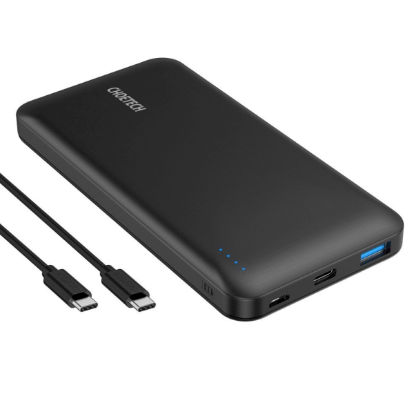 Обложка книги «Choetech power bank 10000mAh 18W Quick Charge Power Delivery USB / USB Type C black (B627)»