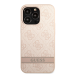 Guess PU 4G Stripe Case for iPhone 13 Pro Max Pink