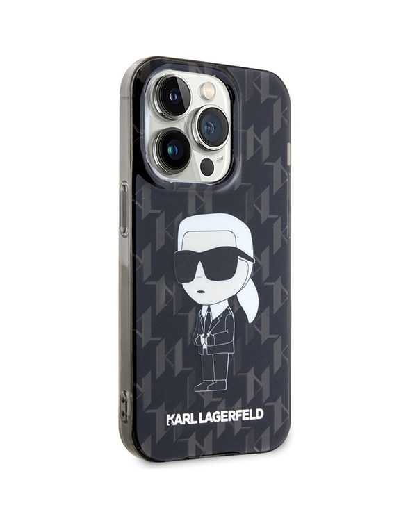 Дополнительное изображение книги «Karl Lagerfeld KLHCP15XHNKMKLK iPhone 15 Pro Max 6.7" czarny|black hardcase Monogram Ikonik»