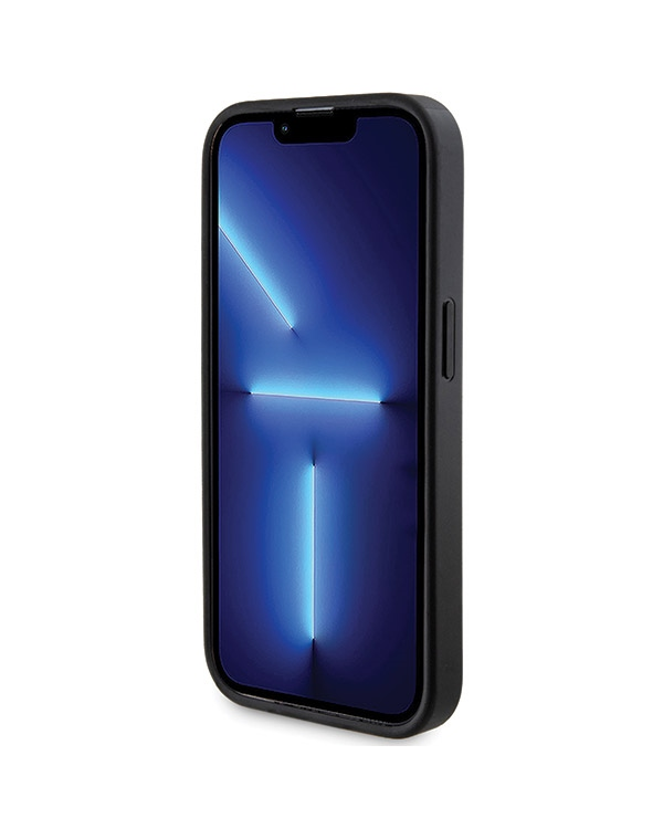 Zestaw Guess GUBPM5P15L4GEMGK iPhone 15 Pro 6.1" hardcase + Powerbank 5000mAh MagSafe czarny|black 4G Metal Logo