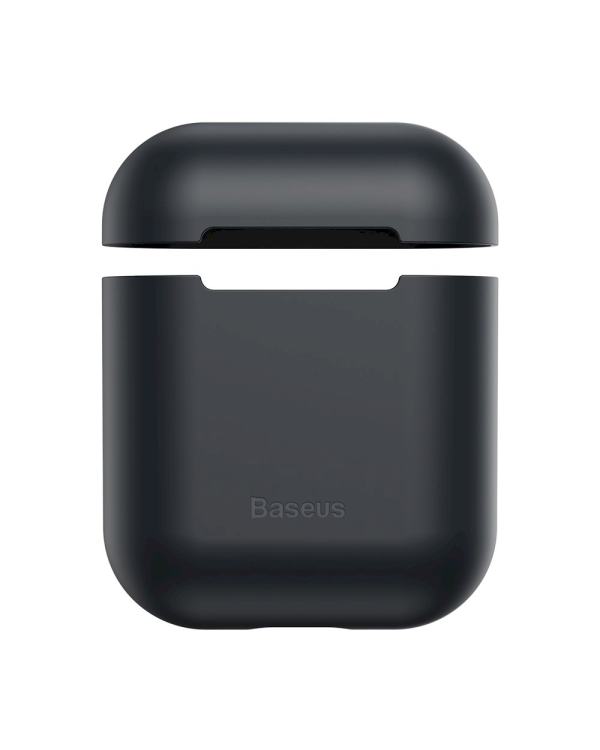 Baseus Ultrathin Series Силиконовый чехол для наушников Apple Airpods 1 / 2 черный