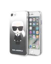 KLHCI8TRDFKBK Karl Lagerfeld Iconic Degrade Cover for iPhone 7/8/SE2020 Black