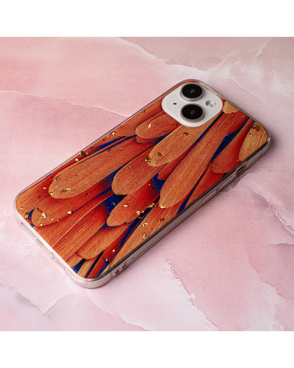 Силиконовый чехол Fusion Gold Glam Orange для Samsung Galaxy A05s