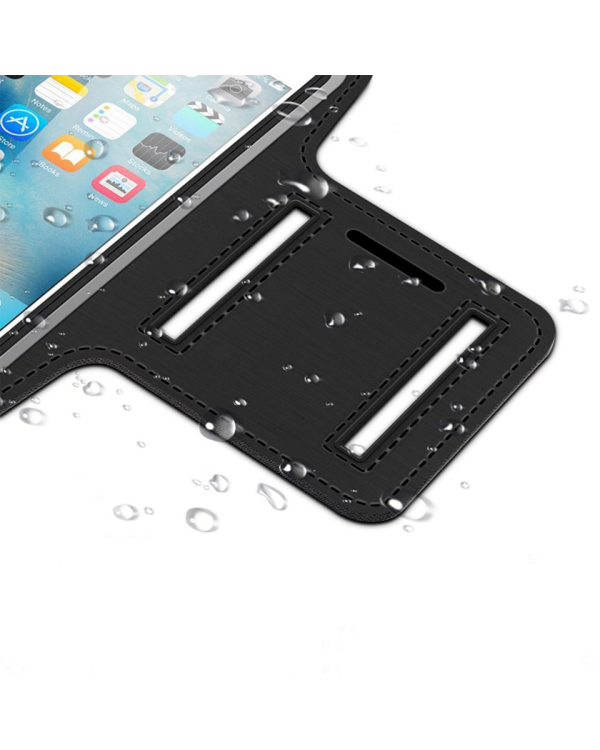 Universal Running Armband for 6" Smartphones black
