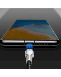 Baseus Cafule Series Metal Data USB - USB Typ C 40 W cable (10 V / 4 A) SCP (Huawei SuperCharge Protocol) 1 m white (CATJK-A02)