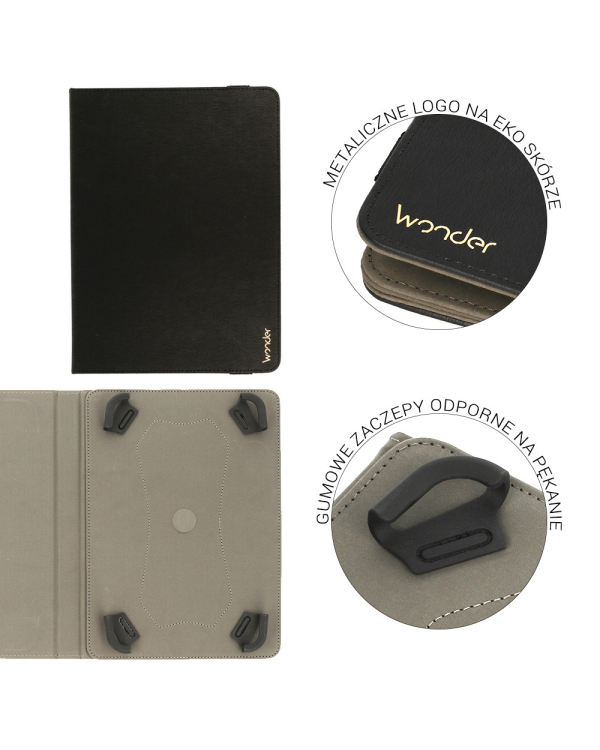 Wonder Leather magnet case универсальный чехол для планшета 13" (28 cm x 21 cm) черный