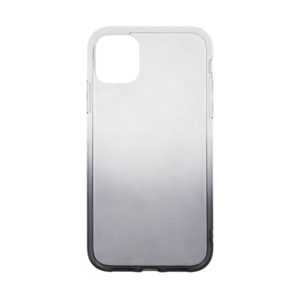 Fusion Gradient case силиконовый чехол для Samsung G990 Galaxy S21 FE прозрачно - серый