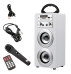 Портативная колонка Fusion Mini Karaoke 6W / 1000mAh / микрофон белая