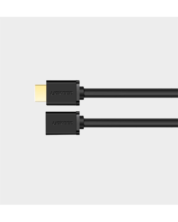 HDMI male to HDMI female cable UGREEN HD107, FullHD, 3D, 2m (black)