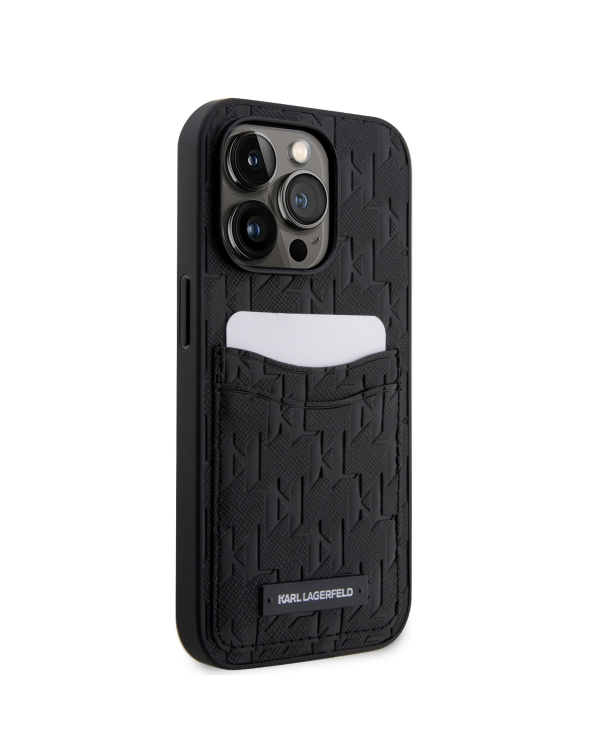 Дополнительное изображение книги «Karl Lagerfeld Saffiano Monogram Card Slot Case for iPhone 13 Pro Black»