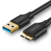 UGREEN US130 | Кабель USB 3.0 - micro USB 3.0 | 0,5 м | черный