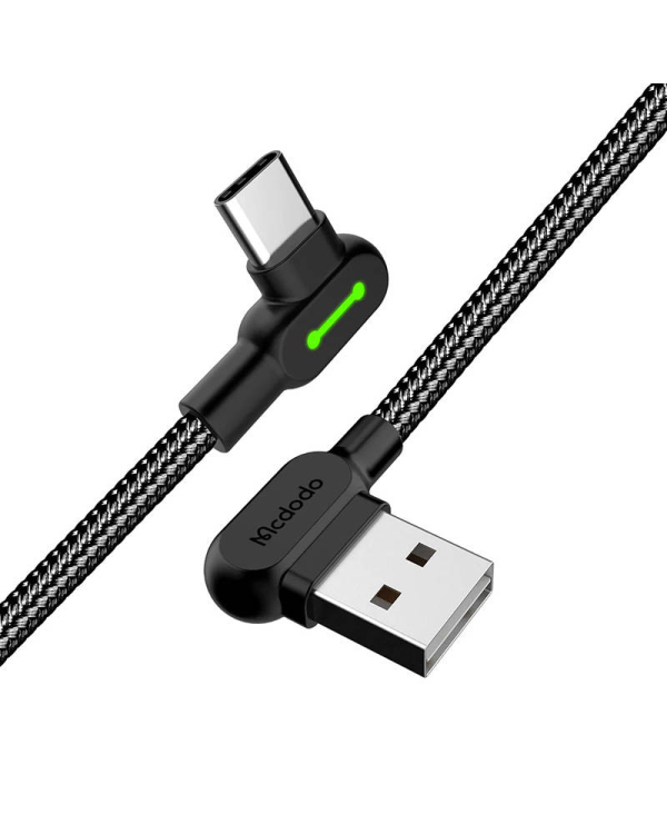 USB to USB-C cable Mcdodo CA-5280 LED, 3m (black)