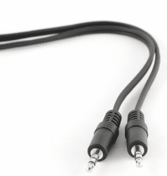 Обложка книги «Kabelis Gembird 3.5mm Male - 3.5mm Male 2m Black»