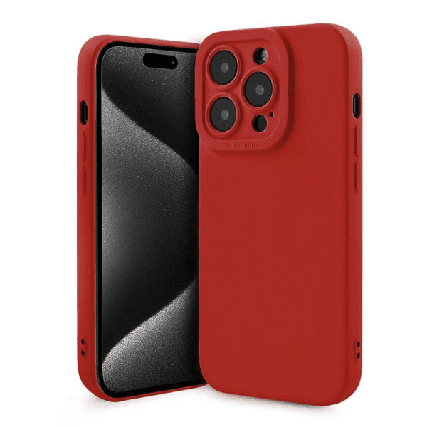Fusion Softy прочный силиконовый чехол для Apple iPhone 13 красный
