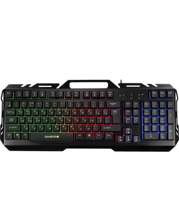 Игровая клавиатура GamerPro GKB670 со светодиодной подсветкой RGB (RU | ENG)