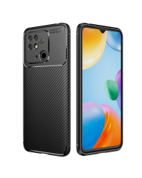 Fusion carbon fiber силиконовый чехол для Xiaomi Redmi 10C черный