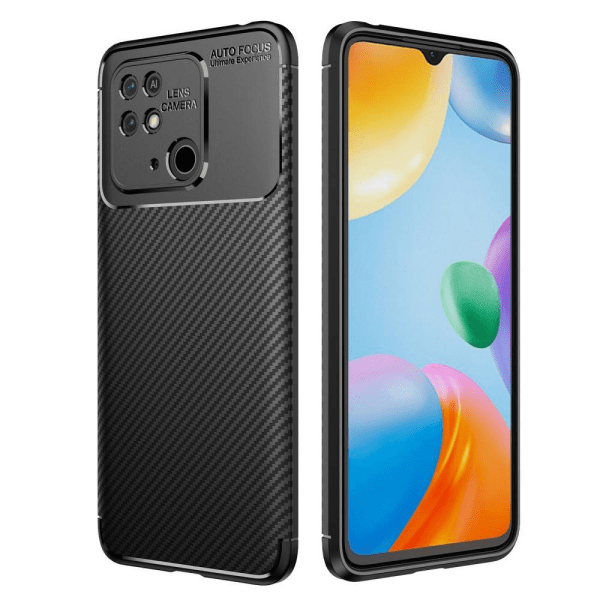 Fusion carbon fiber силиконовый чехол для Xiaomi Redmi 10C черный