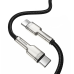 Дополнительное изображение книги «Baseus Cafule Series Metal Data USB Type C - USB Typ C Cable Power Delivery 100 W (20 V | 5 A) 2 m black (CATJK-D01)»