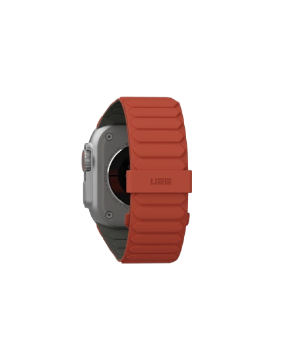 UAG Pathfinder Silicone Double-Sided Magnetic Strap for Apple Watch 42 | 44 | 45 | 46 | 49mm - Gray-Orange