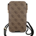 Guess Torebka na telefon GUHCP12L4GPSBR 6,7" brązowy|brown 4G Metal Logo