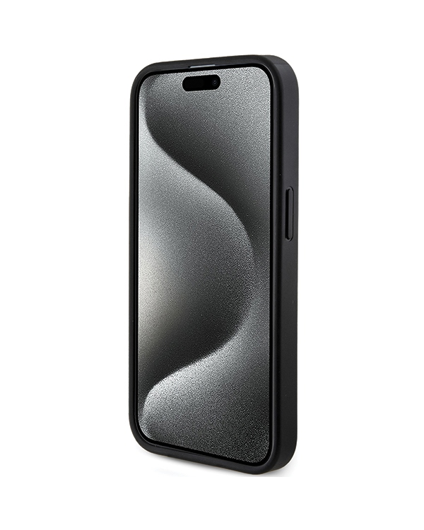 Дополнительное изображение книги «Guess GUHMP13XG4GFRK iPhone 13 Pro Max 6.7" czarny|black hardcase 4G Collection Leather Metal Logo MagSafe»