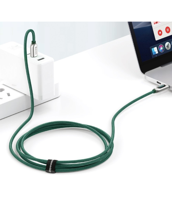 Baseus USB Type C - USB Type C cable 100 W (20 V | 5 A) 1 m Power Delivery with display screen power meter white (CATSK-B06)