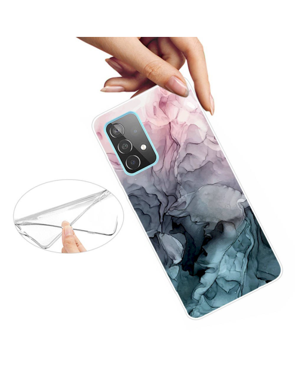 Fusion marble силиконовый чехол для Samsung A526 / A525 Galaxy A52 5G / A52 (дизайн b)