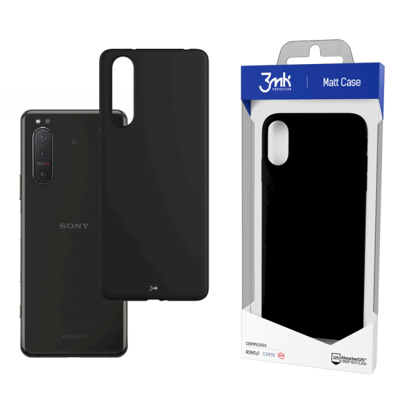 Обложка книги «Sony Xperia 5 II 5G - 3mk Matt Case black»