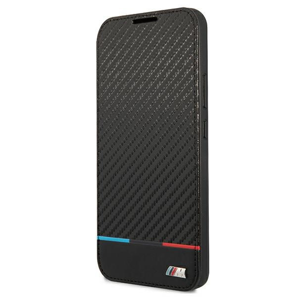 Etui BMW BMBKS22MPUCARTCBK S22+ S906 czarny|black bookcase M Collection Triangles