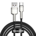 Baseus Cafule Series Metal Data USB - USB Typ C 40 W cable (10 V / 4 A) SCP (Huawei SuperCharge Protocol) 2 m black (CATJK-B01)