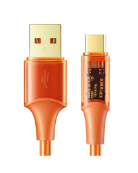 Кабель USB - USB-C, Mcdodo CA-2091, 6A, 1.2 м (оранжевый)