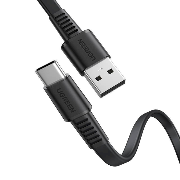 UGREEN US332 USB-C Cable QC 3.0, 3A, 1m (black)