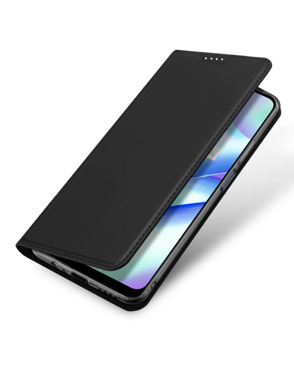 Dux Ducis Skin Pro Case Realme C33 Flip Card Wallet Stand Black