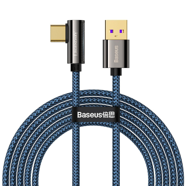 Cable USB to USB-C Baseus Legend Series, 66W, 2m (blue)