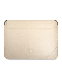 Оригинальный чехол для ноутбука GUESS Laptop Sleeve Saffiano Triangle Logo GUCS14PSATLE 13|14 дюймов бежевый