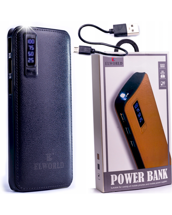 Блок питания Goodbuy Economy Series 20000 мАч / 3 порта USB / 2,1 А, черный