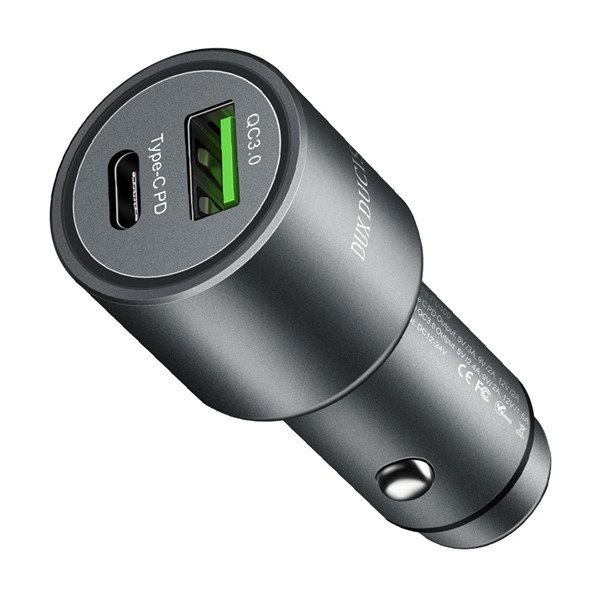 Dux Ducis CC2 Quick Charge 3.0 Автомобильная Зарядка Черная (EU Blister) Dux Ducis CC2 Quick Charge 3.0 Автомобильная Зарядка Черная (EU Blister)