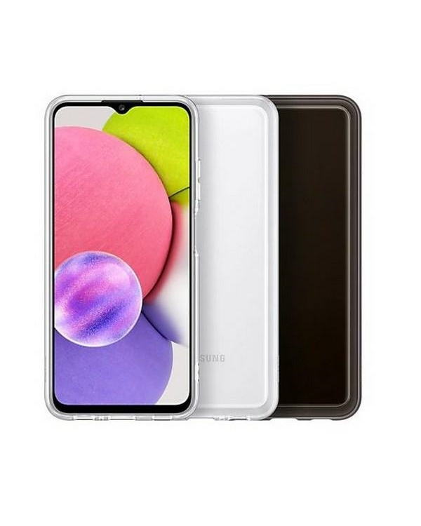 EF-QA038TBE Samsung Soft Clear Cover for Galaxy A03s Black