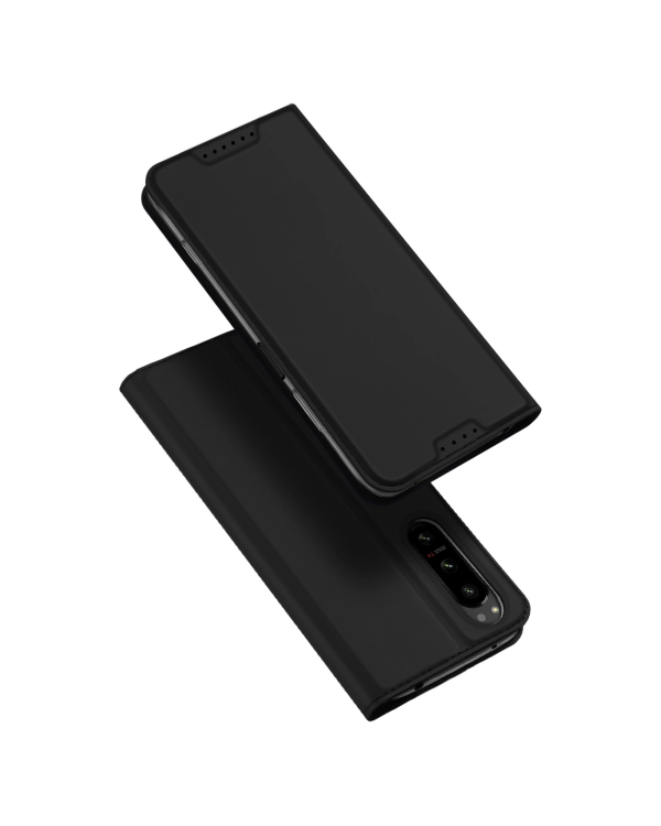 Чехол Dux Ducis Skin Pro для Sony Xperia 5 IV флип-крышка карточка бумажник подставка черный