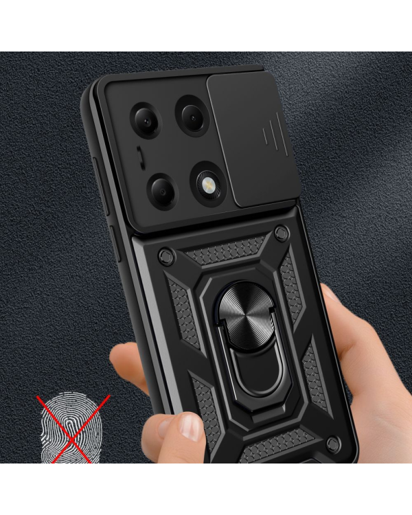 TECH-PROTECT CAMSHIELD PRO XIAOMI REDMI NOTE 13 PRO 5G | POCO X6 5G ЧЕРНЫЙ