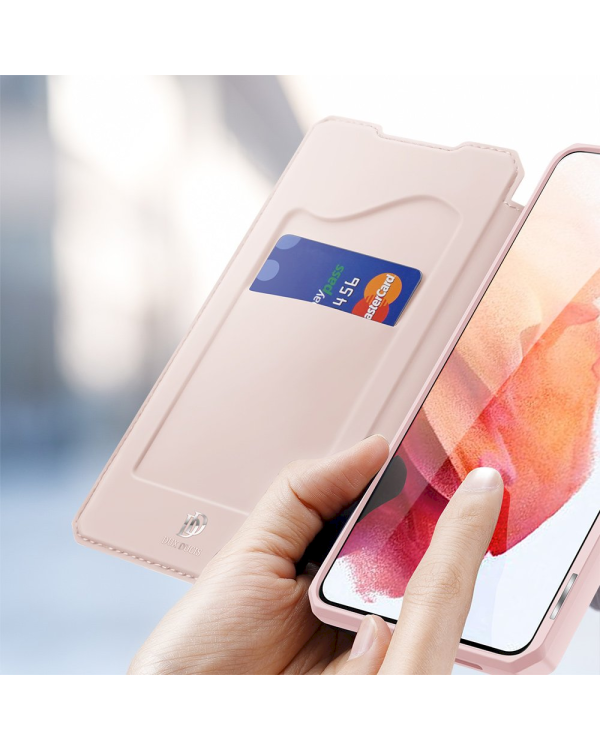 Dux Ducis skin x magnet чехол для телефона Samsung G991 Galaxy S21 розовый